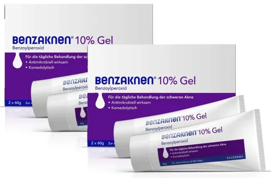 Benzaknen 10% Gel 4 x 60 g