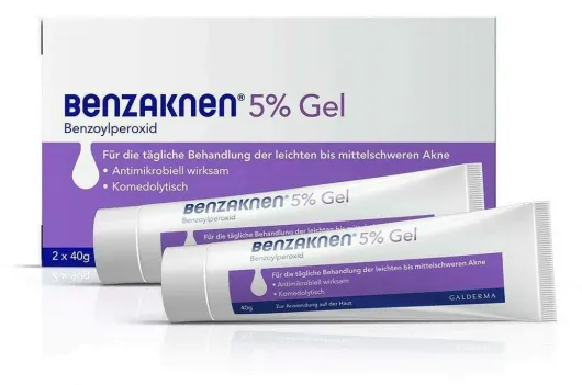 Benzaknen 5% Gel 2 x 40 g