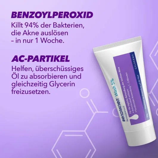 Benzaknen Wash 5 % Suspension 50 G