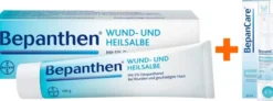 Bepanthen Wund u Heilsalbe 100g + BepanCare Narben-Gel mit Massageroller 20 ml