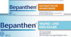 Bepanthen Wund und Heilsalbe 100 g + Antiseptische Wundcreme 20 g