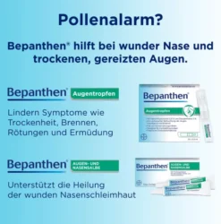 Bepanthen 20 x 0,5 ml Augentropfen + Bepanthen Augen & Nasensalbe 10 g