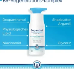 Bepanthol DERMA Feuchtigkeitsspendende Körperlotion 400 ml Pumpspender