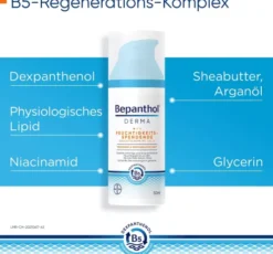 Bepanthol DERMA Feuchtigkeitsspendende Gesichtscreme mit LSF 25 50 ml Pumpflasche
