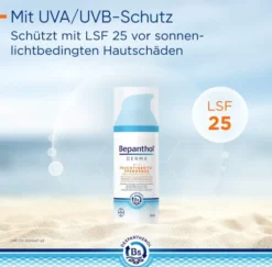 Bepanthol DERMA Feuchtigkeitsspendende Gesichtscreme mit LSF 25 50 ml Pumpflasche