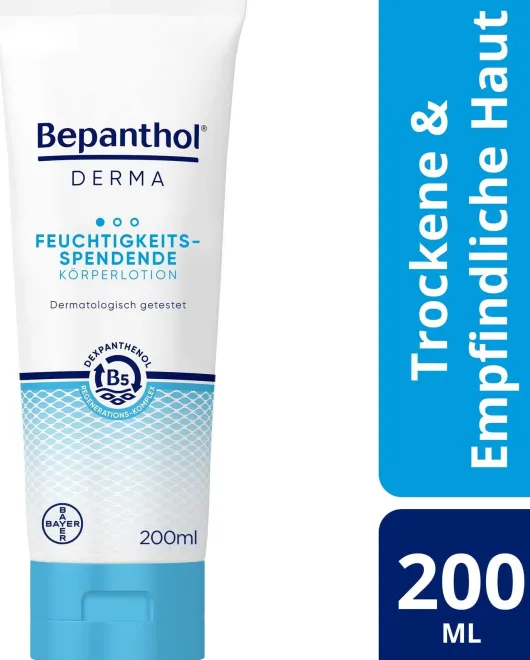 Bepanthol DERMA Feuchtigkeitsspendende Körperlotion 200 ml Tube