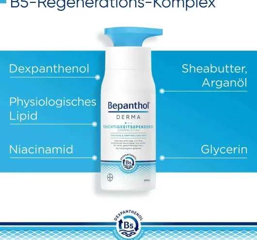 Bepanthol DERMA Feuchtigkeitsspendende Körperlotion 200 ml Tube