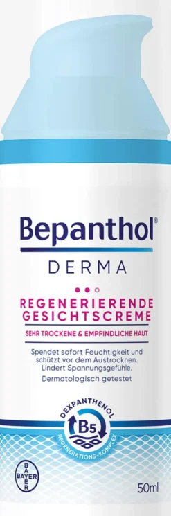 Bepanthol DERMA Regenerierende Gesichtscreme 50 ml Pumpflasche