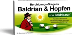 Beruhigungs Dragees Baldrian & Hopfen 60 überzogene Tabletten