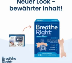 Besser Atmen Breathe Right 30 Nasenpflaster normal beige