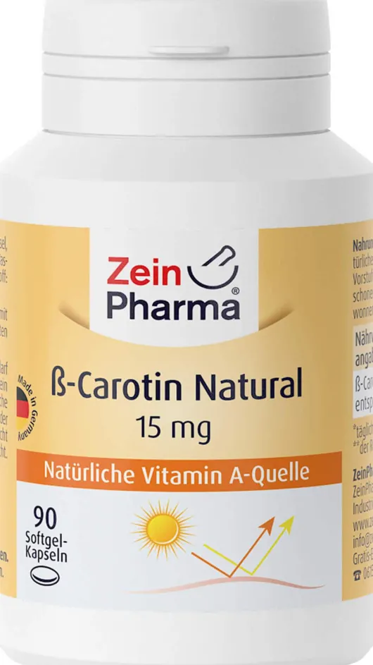 Beta Carotin Natural 15 mg 90 Weichkapseln