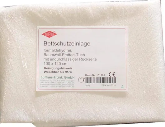 Betteinlage 140x100cm Frottee
