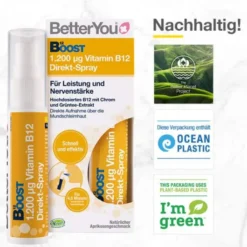 Betteryou Boost Vitamin B12 Direkt Spray Mit Aprikosengeschmack...