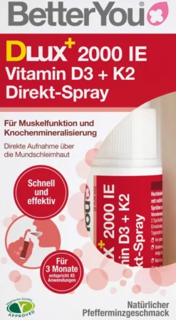 Betteryou Vitamin D3 + K2 Direkt-Spray 12 ml