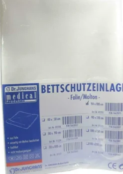 Bettschutzeinlage 90x100cm Folie Molton