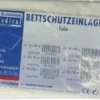 Bettschutzeinlage 120x90cm Folie Weiß