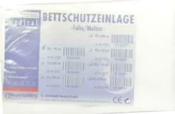 Bettschutzeinlage 50x90cm Folie Molton