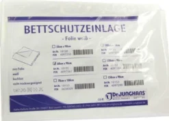Bettschutzeinlage 60 X 90 cm Folie Weiß 1 Stück