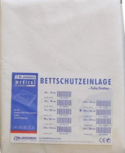 Bettschutzeinlage 100x200cm Folie Frottee