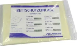 Bettschutzeinlage 150x90cm Gummi Creme