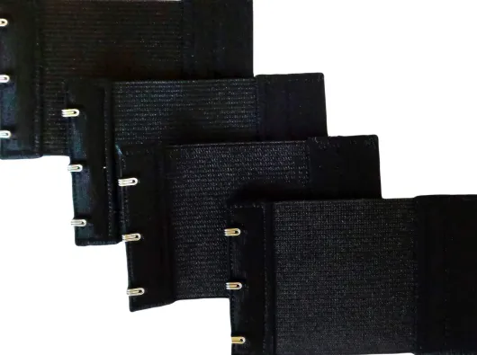 BH Erweiterung schwarz 4er Set 5,5 x 8 cm