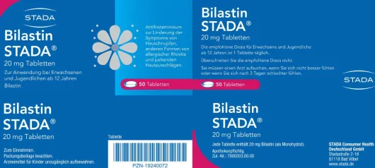 Bilastin Stada 20 mg Tabletten 50 Stück