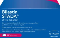 Bilastin Stada 20 mg Tabletten 50 Stück