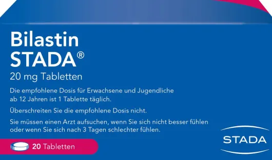 Bilastin Stada 20 mg Tabletten 20 Stück