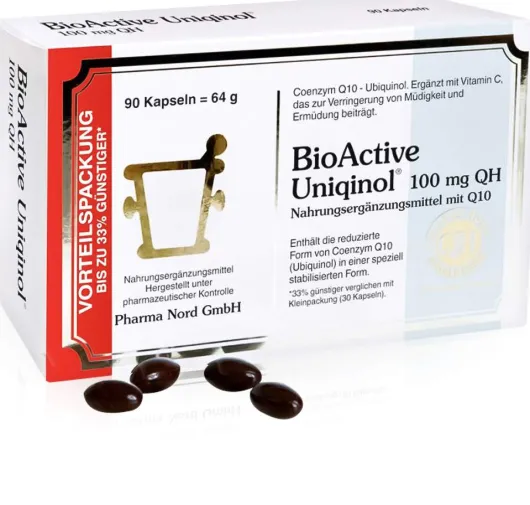 Bioactive Uniqinol 100 mg Qh Pharma 90 Kapseln