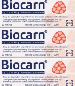 Biocarn 3 X 50 ml Sirup