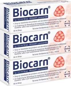 Biocarn 3 X 50 ml Sirup