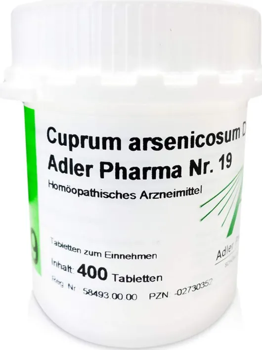 Biochemie Adler 19 Cuprum Arsenicosum D12 400 Tabletten