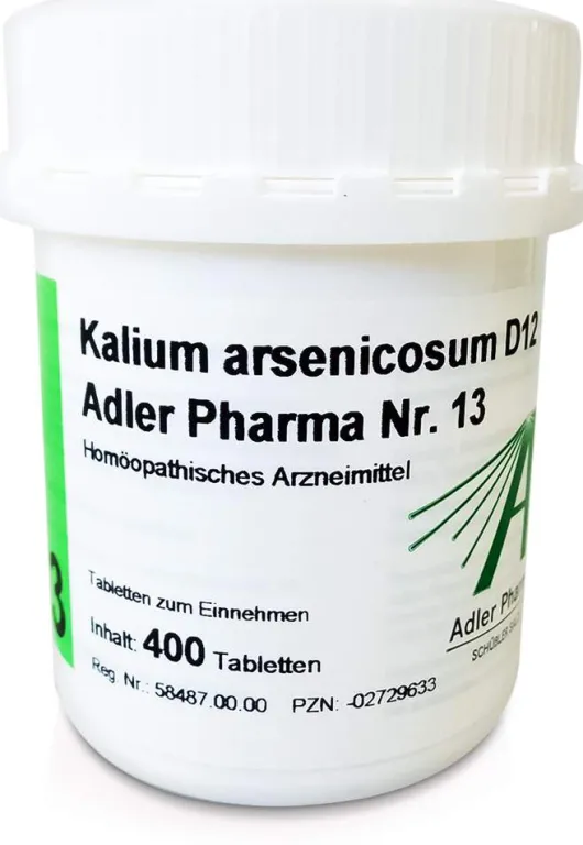 Biochemie Adler 13 Kalium Arsenicosum D 12 400 Tabletten