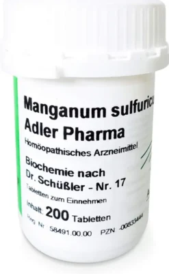 Biochemie Adler 17 Manganum Sulfuricum D 12 200 Tabletten