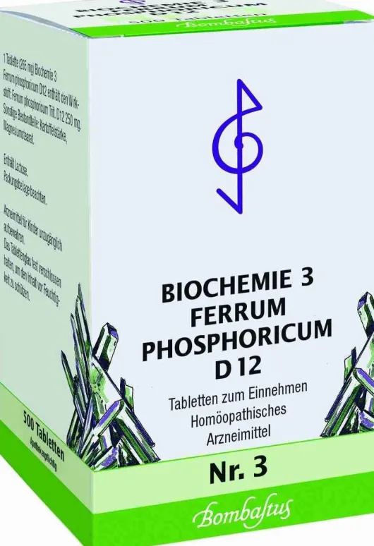 Biochemie Bombastus 3 Ferrum phosphoricum D 12 500 Tabletten