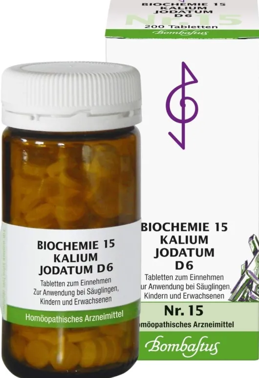 Biochemie Bombastus 15 Kalium jodatum D 6 200 Tabletten