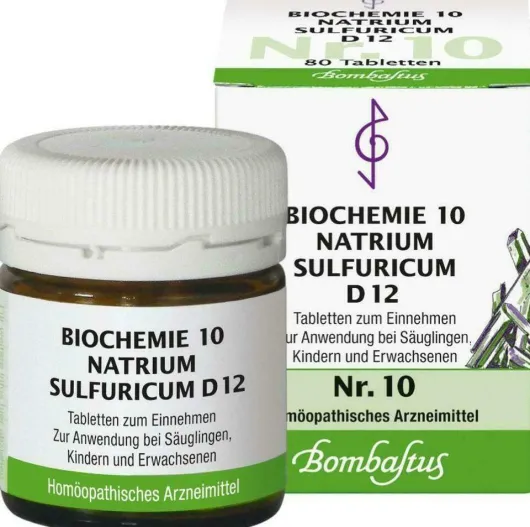 Biochemie Bombastus 10 Natrium Sulfuricum D 12 80 Tabletten