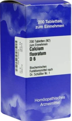Biochemie 1 Calcium Fluoratum D 6 200 Tabletten