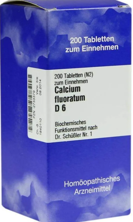 Biochemie 1 Calcium Fluoratum D 6 200 Tabletten