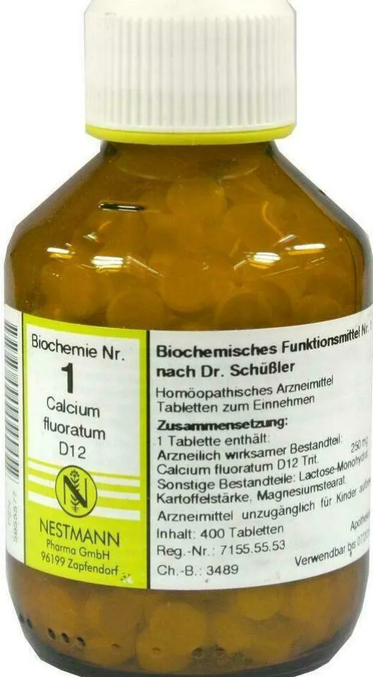 Biochemie 1 Calcium Fluoratum D 12 400 Tabletten
