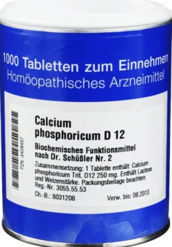 Biochemie 2 Calcium Phosphoricum D 12 1000 Tabletten