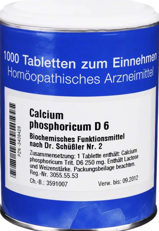 Biochemie 2 Calcium Phosphoricum D6 Tabletten 1000 Tabletten