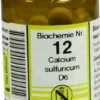 Biochemie 12 Calcium Sulfuricum D 6 100 Tabletten