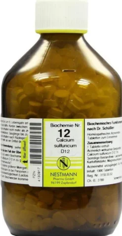 Biochemie 12 Calcium Sulfuricum D 12 1000 Tabletten