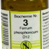 Biochemie 3 Ferrum Phosphoricum D 12 100 Tabletten