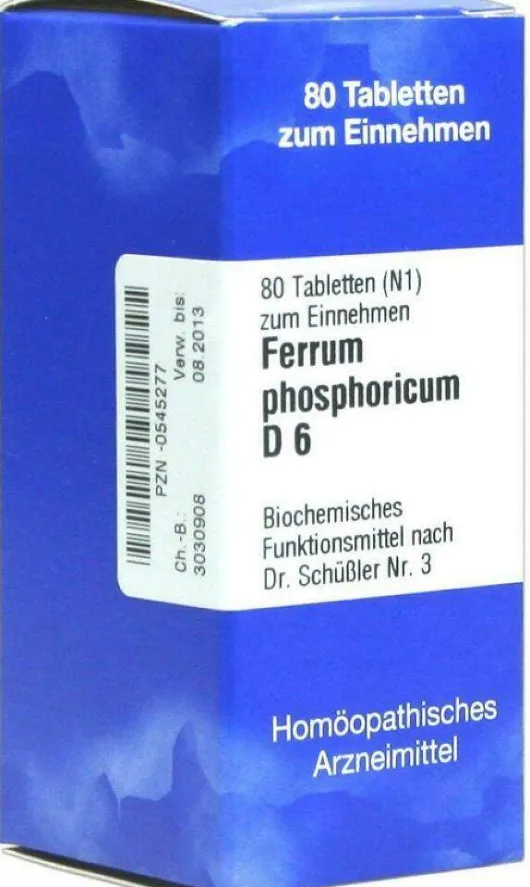 Biochemie Iso 3 Ferrum Phosphoricum D6 80 Tabletten