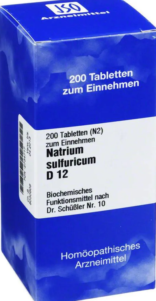 Biochemie Iso 10 Natrium Sulfuricum D12 200 Tabletten