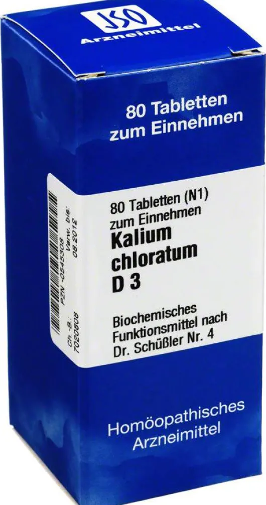 Biochemie 4 Kalium Chloratum D 3 80 Tabletten