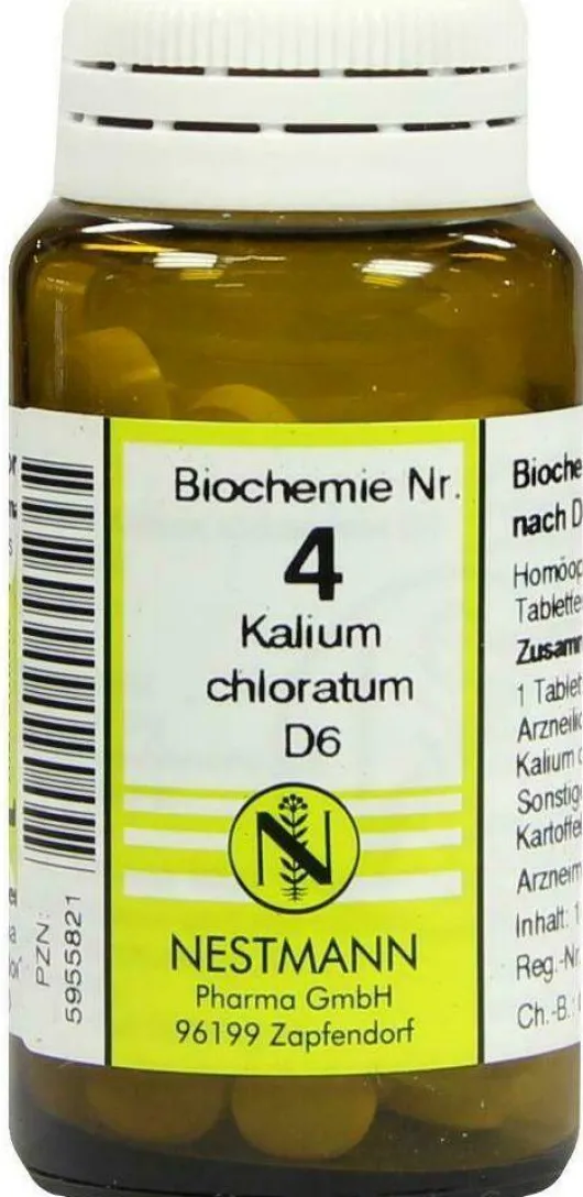 Biochemie 4 Kalium Chloratum D 6 100 Tabletten