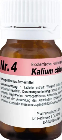 Biochemie 4 Kalium Chloratum D 6 200 Tabletten